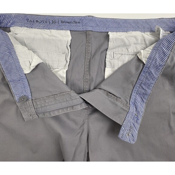 Talbots Relaxed Chino Ankle Pants Gray Cotton Stretch Preppy Weekend Casual 16 - Picture 5 of 14